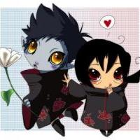 Chibi Kisame-san and Itachi-kun